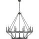 Florence 15 Light 41.75 inch Matte Black Chandelier Ceiling Light